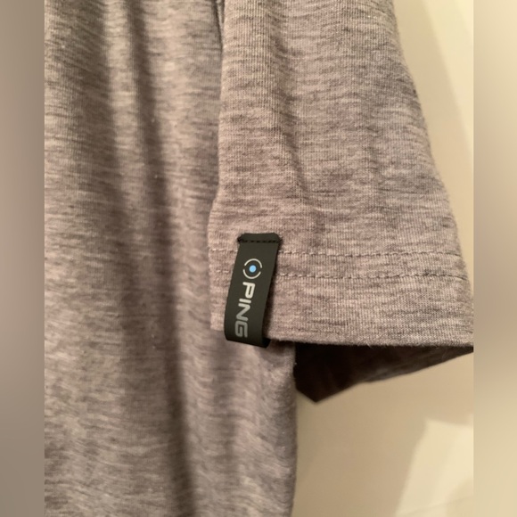 Ping Men’s Polo Shirt Sensor Cool Size Large Gray Short Sleeve Button Down - Picture 6 of 6